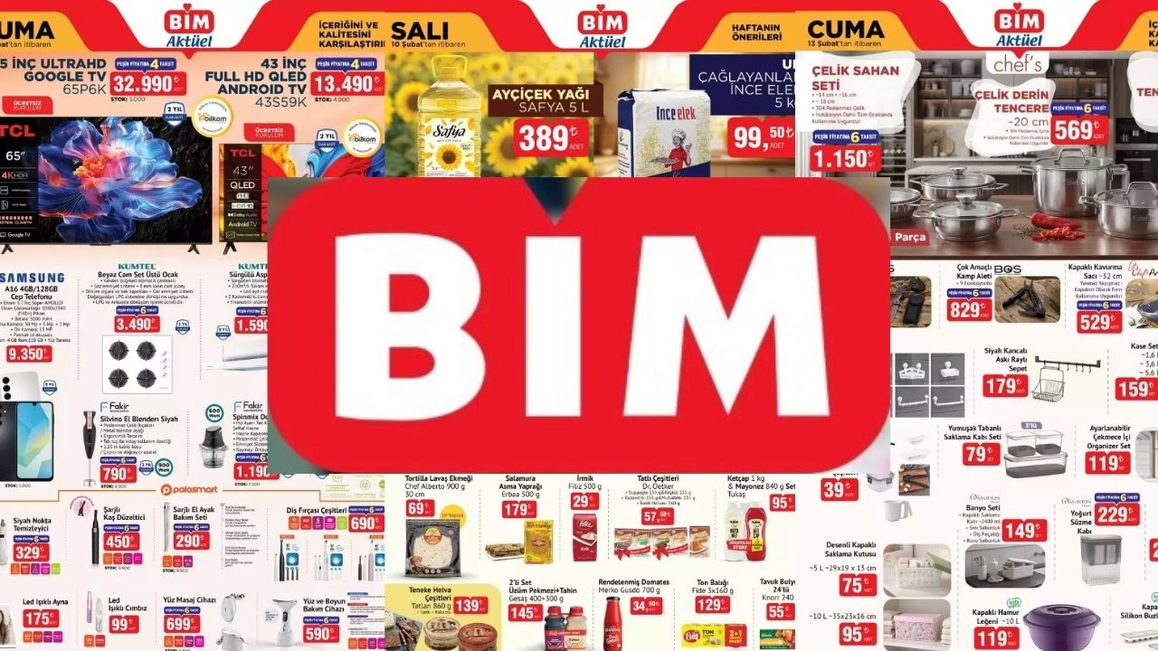 BİM 13 Şubat’ta teknoloji marketine dönüyor:Samsung ve TCL kapışıyor!