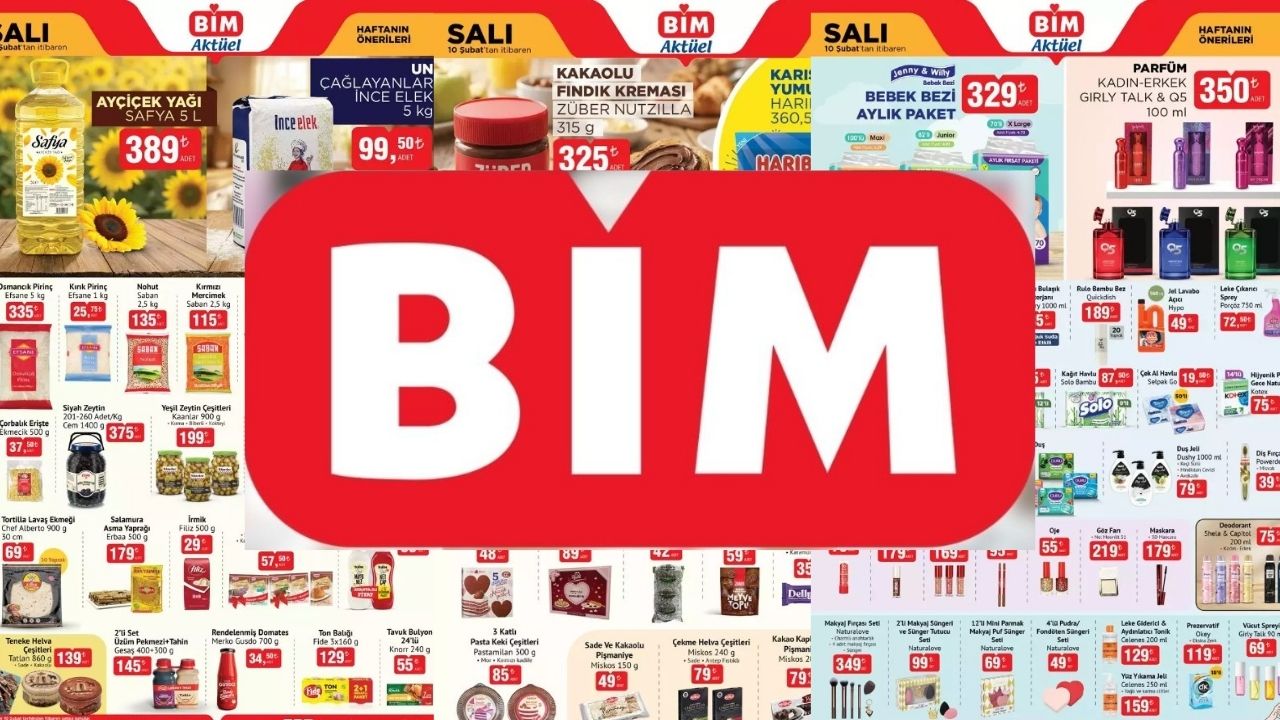 BİM’de 10 Şubat Salı çılgınlığı başladı: Stoklar bitmeden yetişin!
